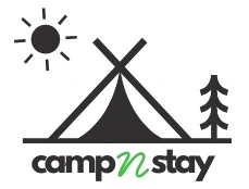 CampNStay Logo – Adventure and Stay Booking Platform